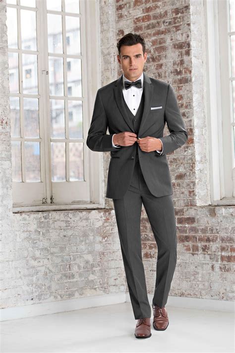 Ultra Slim Steel Grey Sterling Wedding Suit 